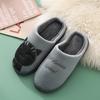 Entrega Directa de Fábrica Zapatillas de Algodón Invierno Pareja Dibujos Animados Zapatillas de Felpa para Interior del Hogar Zapatillas de Algodón Cálidas Diseño Lindo de Dibujos Animados