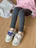 Bumi'er Otoño Nuevo Estilo Coreano Pantalones para Niños Ropa Exterior Versátil Bebé Algodón Puro Estudiante Cálido Leggings para Niña