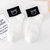 Calcetines Deportivos Estilo Coreano Transfronterizos Calcetines Bajos de Dibujos Animados Calcetines de Algodón para Estudiantes Venta al por Mayor de Comercio Exterior Calcetines de Oso para Verano y Otoño Calcetines Tipo Barco para Mujer