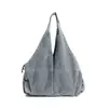 Yue Zi 2026 Otoño Temprano Nueva Bolsa de Hombro Individual de Mezclilla de Gran Capacidad Bolso de Mano Tipo Cubo Relajado