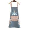 Delantal de Toalla Ajustable con Cordones Cocina Casera Impermeable Sin Mangas Delantal Cocina Hogar Alto Valor de Color