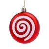 Caramelo Plano Navideño Transfronterizo Paleta Decoración Bola de Navidad Colgante para Árbol de Navidad Suministros Navideños Adornos Colgantes