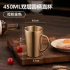 Taza de una sola capa de acero inoxidable 304, vaso de agua estilo restaurante coreano, taza de té, taza de leche, vaso para bebidas, vaso para bebidas frías, vaso para hotel bar
