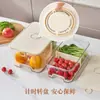 Caixas de Armazenamento para Geladeira de Grau Alimentício, Empilháveis, Compatíveis com Freezer e Geladeira, Seladas, Transparentes, Visíveis, Organização da Cozinha, Vários Tamanhos, Atacado