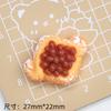 Pastel de simulación de comida y juego de dibujos animados, crema de pegamento, accesorios creativos, hebilla de zapato, material de resina, accesorios de bricolaje, joyería, horquilla