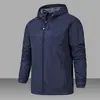 Ropa de Carga de Color Sólido Primavera y Otoño Nueva Capa Única Exterior Delgada Traje de Montañismo Chaqueta Cortavientos Transpirable Chaqueta Casual