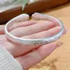 Pulsera de Plata de Ley Garra de Gato Pie de Gato Plata 9999 Palabras Lucidas del Gato Lucido Estilo Nacional de Nicho Pulsera de Plata Pulsera Regalo para Novia