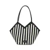 Bolsa de Lona Transfronteriza para Mujer, Gran Capacidad, Nuevo Estilo 2026, Bolso de Hombro Versátil a Cuadros, Estilo Coreano Casual, Bolso Tote de Gama Alta