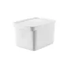 Caja de almacenamiento de escritorio cosméticos artículos diversos cesta de almacenamiento de snacks caja organizadora de cocina cajón doméstico caja de almacenamiento de plástico
