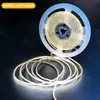 Fita de LED COB flexível ultrafina, alimentada por USB, autoadesiva, disponível em múltiplas temperaturas de cor, adequada para ambiente de cabeceira do quarto
