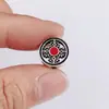 Aleación Plata del Tíbet Cruz Vajra Mortero Nube Trasera Cuentas Espaciadoras Retro Imitación Plata Colgante Pulsera Collar Accesorios para Ropa Accesorios