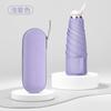 Mango Telescópico Sombrilla de Sol Sunny o Rainy Protección Solar Protección UV Parasol Paraguas Cápsula Compacto Plegable para Mujer Personalización