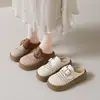 Sandalias Mula Tejidas con Suela de Plataforma, Punta Abierta, Diseño Hueco, Chanclas de Verano para Mujer al Aire Libre Estilo Nuevo 2026 Suela Gruesa