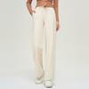 Gran Cantidad del Mismo Estilo de Pantalones de Yoga, Pantalones Deportivos Casuales de Pierna Ancha para Mujer, Color Sólido, Ligeramente Acampanados, Forrados de Felpa