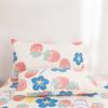 Funda de almohada individual de algodón puro cepillado engrosado transfronterizo, funda de almohada individual con estampado floral fresco pequeño, funda de almohada de un solo producto, cuero al por mayor para núcleo de almohada