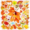 50 hojas hojas de otoño Acción de Gracias arce otoño laptop taza de agua impermeable equipaje pegatina graffiti