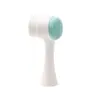 Cepillo Facial Limpiador 3D de Doble Cara, Cepillo para Eliminación de Puntos Negros, Cepillo Limpiador Profundo de Poros, Dispositivo de Limpieza Facial de Silicona con Cerdas Suaves, Modelo Portátil