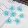 Accesorios de Flor de Hilo de Perla, Lindos y Dulces, Accesorios para Joyería DIY de Múltiples Especificaciones, Accesorios de Ropa Estilo Coreano, Productos Semi-Terminados