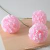 Hortensia Artificial Plisada de 3 Cabezas Estilo Monet Flor Famosa en Internet Pared de Flores Hortensia Soñadora Dopamina Salón de Bodas Flores Falsas