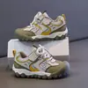 Zapatillas Deportivas para Niños 2026 Exterior Malla Transpirable Puntera Anticolisión Velcro Suela Suave Antideslizante Casual Bloque de Color Ligeras