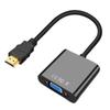 Cabo adaptador HDMI para VGA1080P HD com conversor HDMI para VGA alimentado por áudio Cabo HDMI