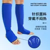 Equipo de Protección de Karate Leggings Engrosados para Piernas y Empeine Boxeo Taekwondo Sanda Leggings de Lucha Leggings de Lucha para Adultos y Niños