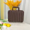 Caja de regalo para dama de honor, pequeño regalo de boda, cesta de mano de ratán para boda, juego de regalo de té de boda de alta gama, dulces de boda