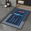 Tapete de Chão Absorvente de Terra de Diatomáceas para Banheiro Doméstico, Secagem Rápida, Resistente à Sujeira, Antiderrapante, para Entrada de Banheiro, Fácil de Limpar