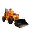 Carretilla Elevadora Pequeña con Tracción en las Cuatro Ruedas Diésel Cargadora Bulldozer para Eliminación de Estiércol Agrícola Sitio de Construcción Agrícola Carretilla Elevadora Eléctrica Pequeña