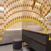 Cortina de Contas de Cristal Feng Shui para Porta de Banheiro, Entrada da Sala de Estar e Porta de Quarto - Ajuste de Layout Porta a Porta