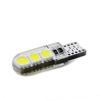 Carro de silicone resistente a altas temperaturas LED largura da lâmpada luz do porta-malas luz da placa de licença W5W T10 5050 6SMD