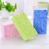 Esponja de Baño para Niños, Toalla de Baño para Bebés, Esponja de Baño Doble Cara de Dibujos Animados para Bebés y Niños Pequeños, Eliminación de Suciedad sin Dolor