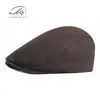 Gorros de Primavera, Otoño e Invierno para Hombre, Boinas de Lana de Color Sólido, Gorras de Pico Simples Retro Británicas para Hombre, Gorros Modernos de Moda para Mujer