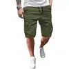 Pantalones Cortos de Trabajo para Hombre de Comercio Exterior Transfronterizo, Estilo Europeo y Americano, Verano Rectos de Corte Holgado, Multibolsillos, Secado Rápido, Casual, Venta al por Mayor