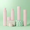 Botella de spray pequeña rosa tipo prensa de 60ml80ml botella de niebla fina botella de spray fijador de maquillaje hidratante protector solar de 100ml