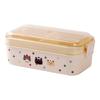 Caja de Frutas Sellada Caja de Plástico para Conservar Frutas en la Cocina Anti-Oxidación Portátil para Salir Caja de Almacenamiento de Frutas con Compartimentos Transfronteriza
