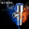 Válvula de Ángulo Personalizada al por Mayor, Interruptor de Válvula de Agua de Una Entrada y Dos Salidas, Válvula de Tres Vías de Acero Inoxidable, Válvula Derivadora de Agua, Válvula de Bola de 4 Puntos, Válvula Triángulo