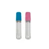 Shanyi Nuevo Tubo de Brillo de Labios Plano Material de Empaque Tubo Transparente de Brillo de Labios Tubo Vacío Empaque de Cosméticos DIY Venta al por Mayor