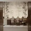 Nuevas Cortinas Decorativas Semitransparentes Bloqueadoras de Luz Estilo Chino para Ventanas de Cocina y Comedor, Cortinas para Puertas, Cortinas para Ventanas, Cortinas Colgantes, Media Cortina, Cortinas Cortas, Cortinas Divisorias