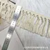 Alfombra de flecos de encaje anudada a mano del fabricante, textiles para el hogar, manteles, cortinas y accesorios decorativos para ropa
