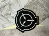 Parche de Tela Bordado con Logo de la Fundación SCP Insignia con Letras Accesorios para Ropa Parche de Tela Parche Autoadhesivo Puntos de Velcro