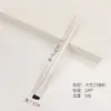 Pincel Delineador Hoja de Porcelana Nube Cabeza Plana Fina Cabeza Inclinada Pincel para Cejas Gusano de Seda Portátil Párpado Hacia Abajo a Forma de Hoz Pincel de Maquillaje