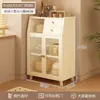 Gabinete de Vestíbulo, Aparador de Comedor, Vitrina de Té de Pared para Sala de Estar, Gabinete Lateral, Estante Multifuncional para Almacenamiento de Utensilios de Cocina