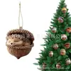 Adornos de Bellota de Animales del Bosque Fantástico Decoraciones de Animales de Piña Decoraciones Acrílicas para Colgar en Casa Decoraciones para Árbol de Navidad