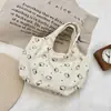 59301 Bolsa Tote de Veludo Cotelê com Estampa de Desenho Animado, para Deslocamento, Escritório, Almoço, Bolsa de Mão, Bolsa para Lancheira, Bolsa de Armazenamento