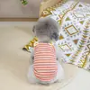 Ropa Linda, Delgada y Transpirable para Perros Pequeños como Teddy, Pomerania, Bichón, y Gatos Pequeños, Dulce Chaleco con Correas