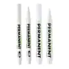 Marcador Oleoso Blanco Lotto Impermeable Secado Rápido No Descolorante Marcador Express Bolígrafo para Graffiti Pintura Artística Marcador Resaltador