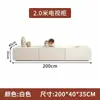 Conjunto de Gabinete de TV Estilo Nórdico Minimalista Moderno para Sala de Estar, Uso Doméstico, Sem Necessidade de Instalação, Gabinete de TV Estiloso para Sala de Estar
