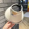 Visera de Verano para Niños, Sombrero con Visera, Sombrero con Protección Solar para Niños y Niñas, Sombrero de Sol Lindo, Sombrero de Sol para Bebé, A prueba de viento con Ala Ancha