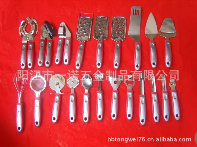 A-015QE小厨具芝士刀,果心抽,开瓶器漏铲冰淇淋勺